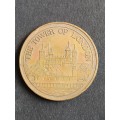 Tower of London Bronze Medallion 1979 -35 mm x 35 mm - as per photograph