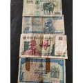 4 x Mixed Africa Notes- as per photograph