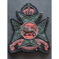 Royal Rhodesia Regiment Bullion Badge 86 mm x 105 mm - as per photograph