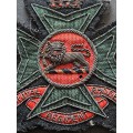 Royal Rhodesia Regiment Bullion Badge 86 mm x 105 mm - as per photograph