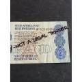 GPC de Kock Two Rand Replacement Note 1990 3rd issue - as per photograph