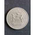 Rhodesia and Nysaland 1/2 Crown 1955 (nice condition) - as per photograph