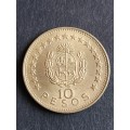 Uruguay 10 Pesos 1965 - as per photograph
