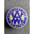 Allen West Club Brighton Enamel Lapel Badge - as per photograph