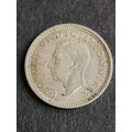 UK Threepence 1940 Silver (Colonial) - as per photograph