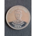 Republic of Somalia 25 Shillings (Emperor Hirohito Millennium Icons 2000) 20.12g Copper Nickel
