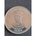 Republic of Somalia 25 Shillings (Emperor Hirohito Millennium Icons 2000) 20.12g Copper Nickel