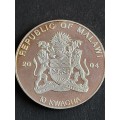 Malawi 10 Kwacha (Mother of Africa endangered Wild Life) 2004 Silver Plated Copper Nickel 29.15g