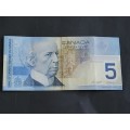 Canada 5 Dollars 2006 Jenkins/Dodge VF+ - as per photograph