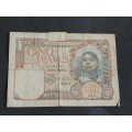 Algeria 5 Francs 1941 - as per photograph