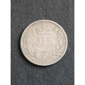 UK Sixpence 1889 Silver - as per photograph