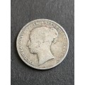 UK Queen Victoria Younghead One Shilling 1857 Silver - as per photograph
