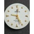 Omega Face and Movement Water Resistant Quartz (not working) ideal for spares - as per photograph