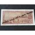 Tw de Jongh One Rand Replacement Note 1st issue Z7 (tear) -as per photograph