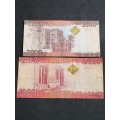 2 x Tanzania Notes 2000 and 10 000 Shillings- as per photograph