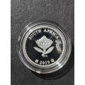 SA Mint 2019 2 1/2c Sterling Silver Tickey Polymer Putty Proof Durban Privy Mint Mark no. 350