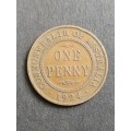 Commonwealth of Australia One Penny 1924 - as per photograph