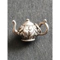 Vintage Sterling Silver Teapot Charm 5.1g - as per photograph