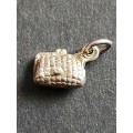 Vintage Sterling Silver Purse Charm 3.7g - as per photograph