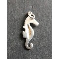 Vintage Sterling Silver Seahorse Charm 1.2g - as per photograph