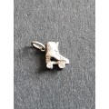 Vintage Sterling Silver Roller Skate Charm 1g - as per photograph
