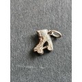 Vintage Sterling Silver Roller Skate Charm 1g - as per photograph