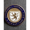 Motherwell Football Club SA Tour 1931 Enamel Pin Badge - as per photograph