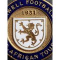 Motherwell Football Club SA Tour 1931 Enamel Pin Badge - as per photograph