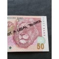 TT Mboweni Fifty Rand Note 1st Issue 1990 (very nice condition)- as per photograph