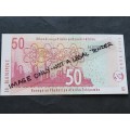 TT Mboweni Fifty Rand Note 1st Issue 1990 (very nice condition)- as per photograph