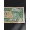 1993 Zaire 10 Makuta Currency Gem UNC Note 24-6-1993 - as per photograph