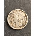 USA Mercury Dime 1942 Silver - as per photograph