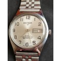 Vintage Rottery 17 Jewels Men`s Wrist Watch (not working) sold as is