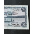 Reserve Bank of Malawi 50 Tambala (nice condition) - as per photograph