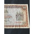 Reserve Bank of Rhodesia 5 Dollars Salisbury 20 October 1978 Rhodes Watermark - as per photograph