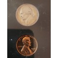 USA Proof Kennedy 1/2 Dollar Set 1971S - as per photograph