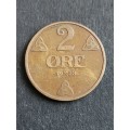 Norway 2 Ore 1928 - as per photograph