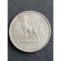 Southern Rhodesia 2 Shillings 1950 - as per photograph