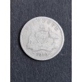 Australia Sixpence 1910 .925 Silver - as per photograph