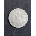 Australia Sixpence 1919 .925 Silver - as per photograph