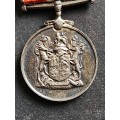 World War II Miniature Medal Silver 1939-1945 - as per photograph