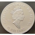 1992 SILVER (34g) $15 CANADIAN