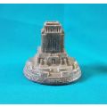 VINTAGE SILVER PLATED VOORTREKKER MONUMENT PAPER WEIGHT/ ORNAMENT