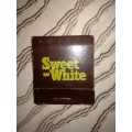 Matchbook Collectors` Sweet and White