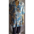 Blue and Beige Shirt size 24