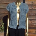 Grey knitted cardigan 36/38