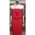 Red Sleeves Dress size 12,14