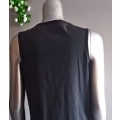 Black Top with sequins size Large