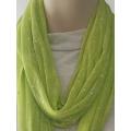 Lime green scarf