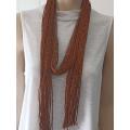Brown and Silver scarf